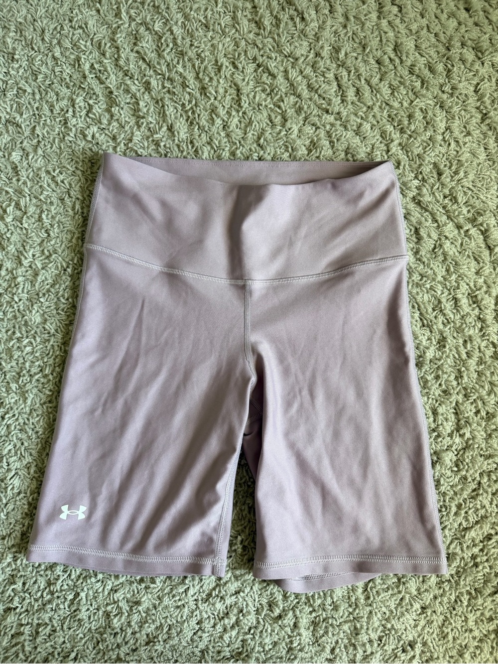 Under Armour Women's Mauve High-Waist Bike Shorts